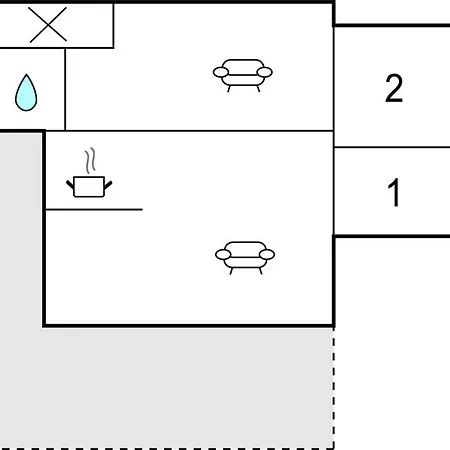 Сasa de vacaciones Cozy In Bjert With Wifi